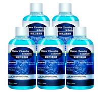 Solution De Nettoyage For Rasoir 250 Ml Compatible Avec Philips CC12 CC13 JC301 JC302 HQ200 Cartouches De Nettoyage, Rasoir Propre, Élimine Les Poils Résiduels Et Les Particules De Peau(5 pcs)