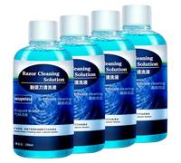 Solution De Nettoyage For Rasoir De 250 Ml Compatible Avec Braun Cartouches De Recharge CCR2 CCR4 Clean & Renew, Nettoie Votre Rasoir Pour Une Hygiène Optimale(4 pcs)