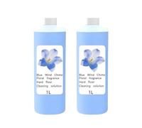 Solution De Nettoyage For Robot Carillon Éolien Bleu 1 L, Compatible Avec ECOVACS T10 T20 T30 T50 T80 X1S X2 X5 X8, Recharge For Sols Durs De Qualité Supérieure(2PCS)