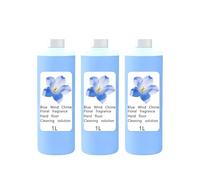 Solution De Nettoyage For Robot Vadrouille 1 L, Compatible Avec ECOVACS T20 T30 X2 X1 T10S N9, Recharge Premium De Formule Carillon À Vent Bleu(3PCS)