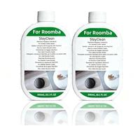 Solution de nettoyage for robot vadrouille à faible mousse, compatible avec les vadrouilles Roomba Braava Jet M6, 205 405 Combo, J7+ J9+, 300 ml, parfum frais for en profondeur(2PCS)