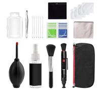 Solution de nettoyage pour appareil photo - Capteurs et lentilles de nettoyage avec souffleur d'air ergonomique pour tous les photographes - Kits de nettoyage polyvalents