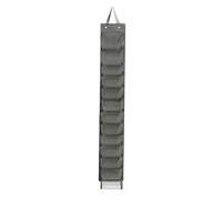 Solution de rangement à suspendre pour placard, sac de grande capacité, organiseur mural polyvalent pour leggings, chemises, jeans, sous-vêtements facile à installer, gris, Large