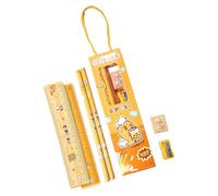 Solution de rangement compacte comprenant un ensemble d'outils au design coloré pour les étudiants, l'écriture, la créativité, choix de cadeaux, accessoires d'écriture complets