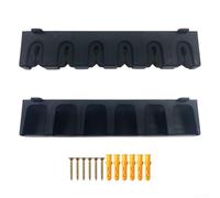 Solution de rangement compacte pour canne à pêche avec options de montage vertical et horizontal - Peut contenir 6 cannes avec moulinets sur une seule unité (EVA vertical à 6 trous)