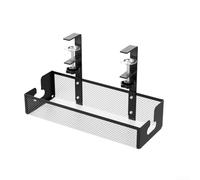 Solution de rangement de câbles sous le bureau pour créer un espace de travail paisible et organisé (S-Noir)