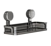 Solution de rangement de salle de bain facile à installer avec ventouse puissante, convient aux locataires et aux propriétaires