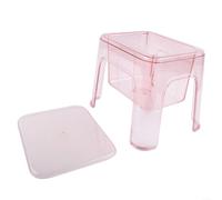 Solution de rangement esthétique pour jouets en peluche qui allie parfaitement style et sécurité enfant (rose)