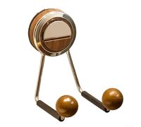 Solution de rangement innovante pour sèche-cheveux avec aspect élégant pour salle de bain (marron)