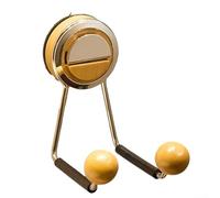 Solution de rangement moderne pour salle de bain - Support pour sèche-cheveux avec ventouse innovante (kaki)