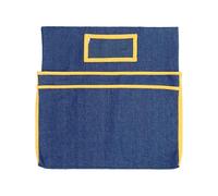 Solution de rangement pour chaise avec 2 poches et zone | Substance en coton résistante pour dossiers et papiers, idéale pour l ' organisation de la salle de classe, à
