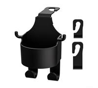 Solution de rangement pour siège arrière de voiture avec base antidérapante et sangles à boucle réglables pour éviter les mouvements pendant la conduite ou les virages