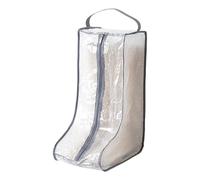 Solution de rangement transparente pour les amateurs de mode, couvre-chaussures transparents pour le rangement à la maison et les voyages, gris, H