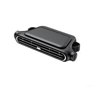 Solution de refroidissement efficace pour ventilateur arrière de voiture avec fonctionnement silencieux et options de vitesse du vent personnalisables pour tous les passagers (noir)