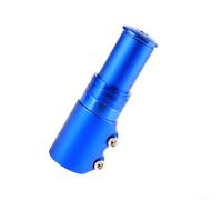 Solution de réglage de la hauteur du guidon pour tubes de fourche de vélo prenant en charge les préférences de conduite agressive et droite (taille unique, bleu)