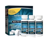 Solution de repousse des cheveux, texture à absorption rapide, 60 ml X3 pièces, formule de renforcement du cuir chevelu, solution épaississante des cheveux, soin apaisant, pour homme, quotidien, soin