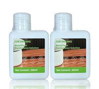 Solution de Soin for Sol en Bois de Robot Serpillère, 200ml x 2 Bouteilles, Nettoyant Nourrissant et Protecteur, Compatible avec Dreame X50/X40/X30/H14/H12 Pro Formule à Mousse Faible