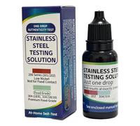 Solution de test en acier inoxydable - 15 ml de liquide de test de qualité du métal, détection de teneur en manganèse