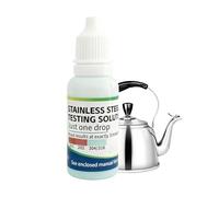 Solution de test en acier inoxydable pour analyse et tri des alliages | 15 ml de liquide d'identification portable et complet, réactif de test pour le tri des métaux | pour la vérification des