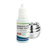 Solution de test en acier inoxydable pour l'analyse et le tri des alliages, preuve de manganèse portable, 15 ml, réactif de détection pour le tri des métaux, pour une utilisation dans les cuisines, le