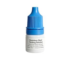 Solution De Test Pour Acier Inoxydable - Liquide De Détection En Flacon Compte-Gouttes 5 Ml - Solution d'analyse rapide pour vaisselle | Pour Maison Restaurant Café Vaisselle Aliments