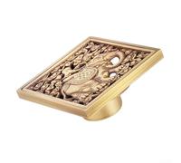 Solution de vidange de salle de bain innovante de forme carrée de 10 cm avec des caractéristiques de gestion de l'eau fiables (6#)