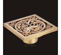 Solution de vidange de salle de bain innovante de forme carrée de 10 cm avec des caractéristiques fiables de gestion de l'eau (2#)