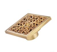 Solution de vidange de salle de bain innovante de forme carrée de 10 cm avec des caractéristiques fiables de gestion de l'eau (1#)