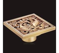 Solution de vidange de salle de bain innovante de forme carrée de 10 cm avec des caractéristiques fiables de gestion de l'eau (5#)