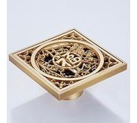 Solution de vidange de salle de bain innovante de forme carrée de 10 cm avec des caractéristiques fiables de gestion de l'eau (3#)