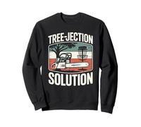Solution d'éjection d'arbres Disc Golf Joke Sweatshirt
