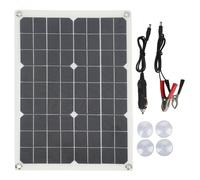 Solution d'énergie renouvelable à haut rendement, panneau solaire flexible portable en silicium monocristallin pour batteries de voiture,