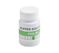 Solution d'étalonnage du pH pour testeur de pH et ORP, fluide tampon précis 4.01 6.86 9.18 pour la croissance des plantes, hydroponie, test de l'eau du sol, utilisation industrielle (6,86)