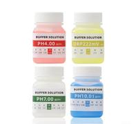 Solution d'étalonnage du pH, testeur ORP standard 4.00/7.00/10.01/222mV pour mesure précise du pH (4 pièces)