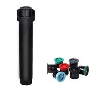 Solution d'irrigation efficace, tête d'arrosage réglable à 360 degrés pour une couverture uniforme de l'eau (vert)