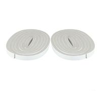 Solution d'isolation pour couture de porte avec bande éponge, améliore le calme intérieur et protège contre les éléments (gris, 1,5 cm, 2 rouleaux)
