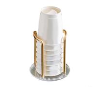 Solution d'organisation élégante pour l'installation des ongles en acrylique pour ranger efficacement les gobelets jetables dans la cuisine (simple)