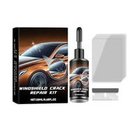 Solution facile à faire soi-même pour réparer tous types de fissures de pare-brise, redonner de la visibilité et assurer une conduite en toute sécurité [20 ml] (Orange, 10cm)