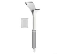 Solution fiable 2 en 1 pour enlever la neige, grattoir à glace et pelle, conçue de façon ergonomique pour le temps froid (gris)