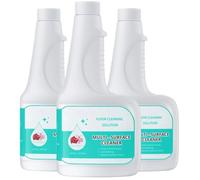 Solution for Robot Aspirateur-Laveur - Pack de 3 x 500ml - Compatible avec Eufy X10 Pro Omni, C20 - À Base de Plantes, Sans Résidu - Sûr Sols Durs et Animaux