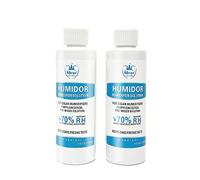 Solution Humidifier pour Cave à Cigares,Humidor Solution pour Cigares,Cave Cigares Propylène Glycol Prémélangé Liquide 7 Fl oz (2 Bout),Cigares Humidors Humidificateur Solution,Voyage Portable Adapter