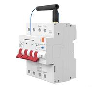 Solution intelligente d'économie d'énergie avec disjoncteur intelligent WiFi TUYA, vie respectueuse de l'environnement simplifiée (4P 63A)