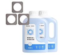 Solution nettoyante et lingettes nettoyantes for robot laveur de vitres, compatibles avec Ecovacs Winbot W930/950, accessoires de remplacement(B)