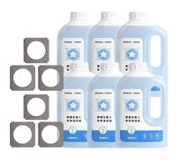 Solution nettoyante et lingettes nettoyantes for robot laveur de vitres, compatibles avec Ecovacs Winbot W930/950, accessoires de remplacement(C)