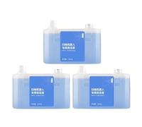 Solution nettoyante for robot laveur de sols 350 ml, compatible avec ECOVACS DEEBOT T30 Pro/Max/Pro Plus, formule sans traces.(3 bottles)