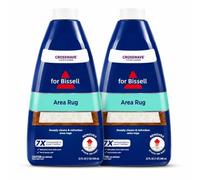 Solution Nettoyante for Tapis, 946ml, Parfum Frais, 2PC | Nettoyage Profond Zone Rafraîchissante, Formule 7X Concentrée, Compatible avec Bissell CrossWave