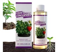 Solution nutritive pour plants - Engrais universel d'intérieur, promoteur de croissance des racines | Convient aux tomates fraises Lucky bambou laitue herbes de jardin et les Types de plants po
