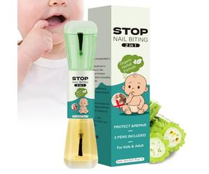 Solution pour ongles amers - Empêche les ongles de se mordre pour améliorer le comportement, couche protectrice avec fonction préventive, protection des ongles pour enfants, adolescents, adultes