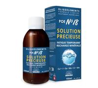 Solution Précieuse - POE N°18 - Préparation riche en Oligoéléments - Cuivre, Iode, Manganèse, Sélénium, Chrome, Molybdène - Fatigue et convalescence -150 ml - BIOLIGO