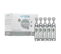 Solution saline Avizor pour tous types de lentilles de contact - 30 ampoules